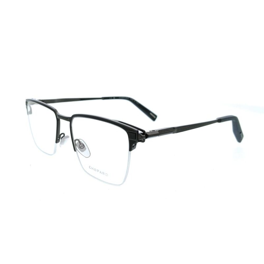 Chopard VCHL20V540K56 Gunmetal Black Square Mens Optical Frames